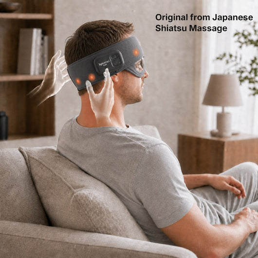 Heated Air-Compression Head Massager